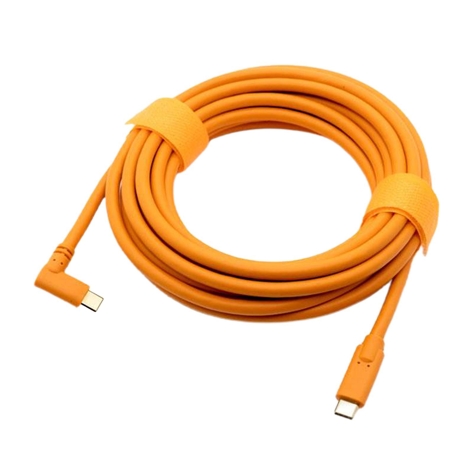Copper Type C to  90Degree Angle Converter Cord for   Quest 2