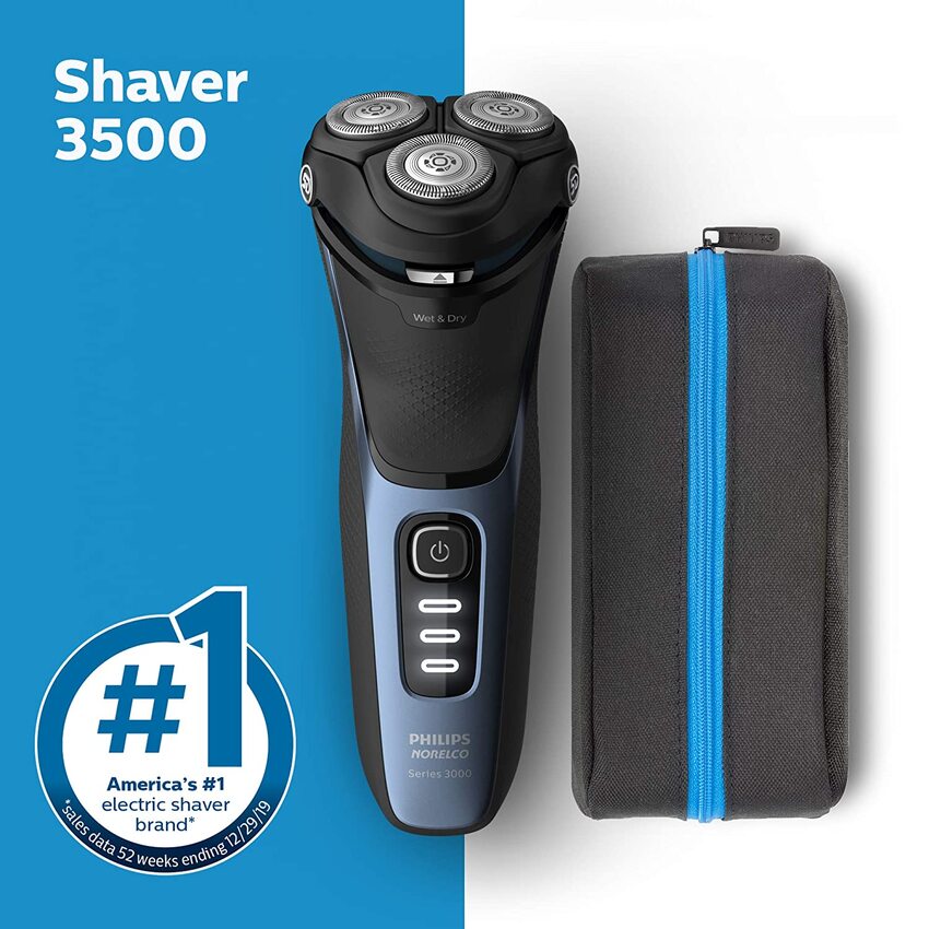 Máy cạo râu khô và ướt 5D Pivot & Flex Heads Philips Norelco S3212, Series 3000