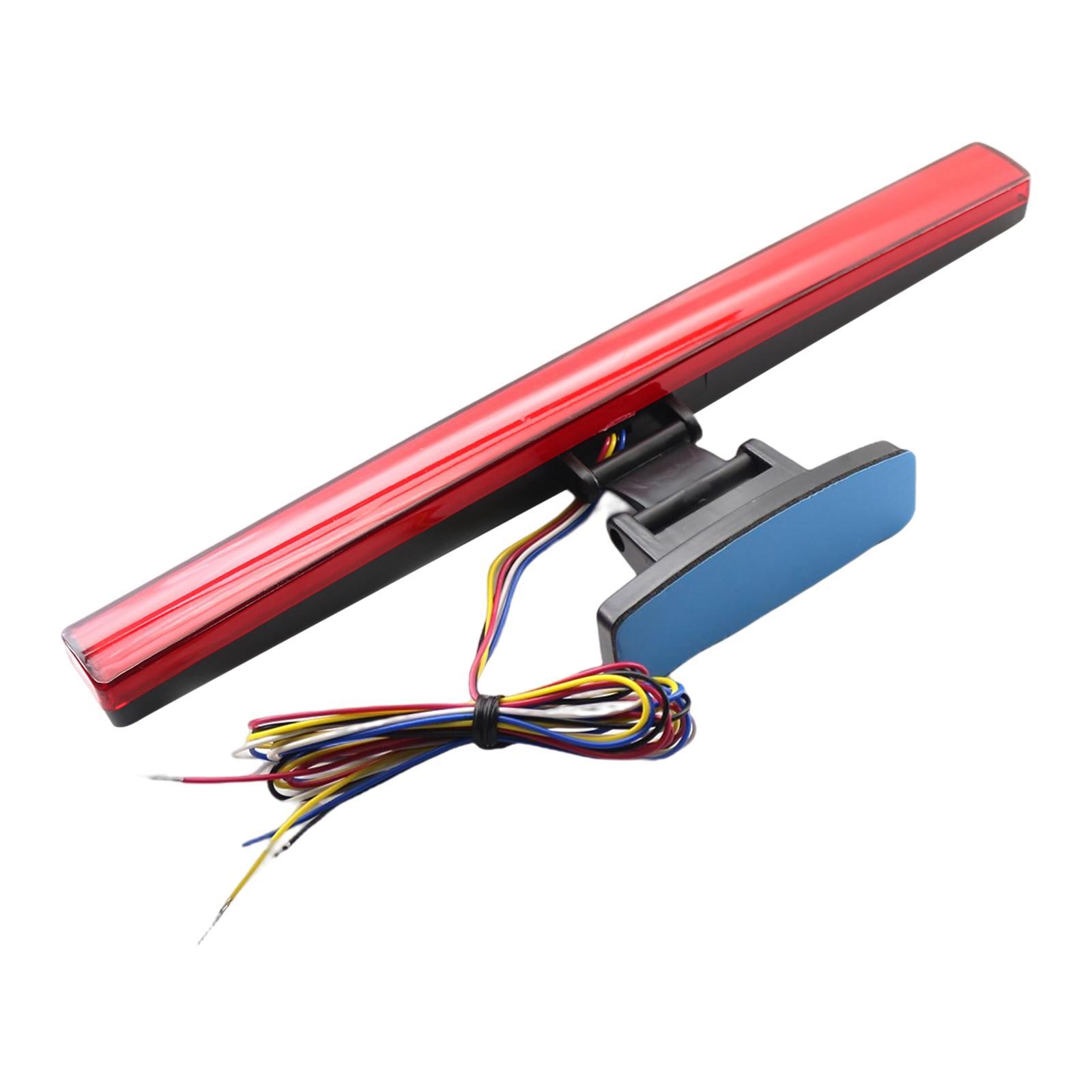 Auto High Mount Brake Light Universal Stop Lamp Tail Lights Center Rear Light Assemblies Signal Lamp Replacement Safty Driving Accessories