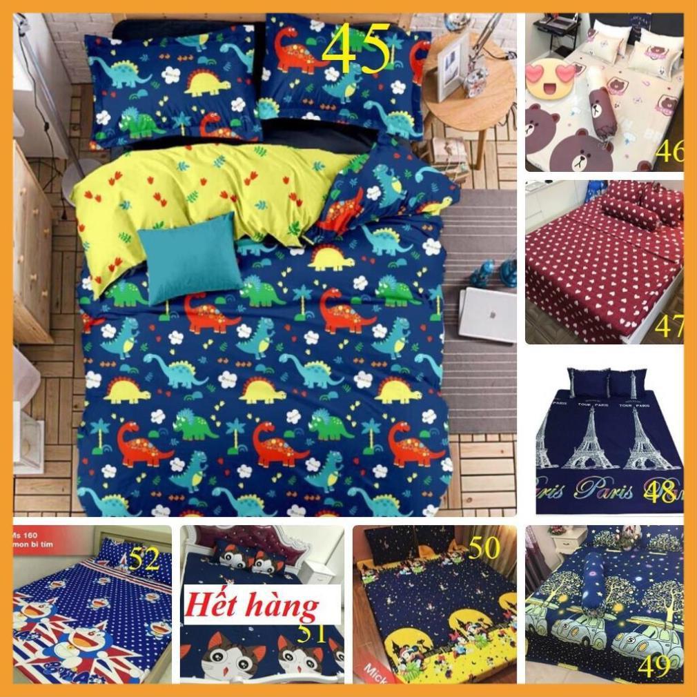 Lẻ = sỉ bộ ga chun cotton poly m6 hoặc m8