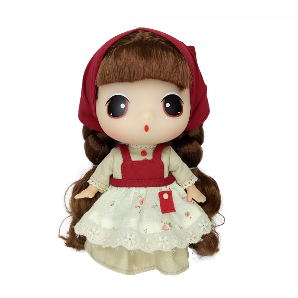 Búp bê Ddung quàng khăn đỏ FDE1832A 18CM