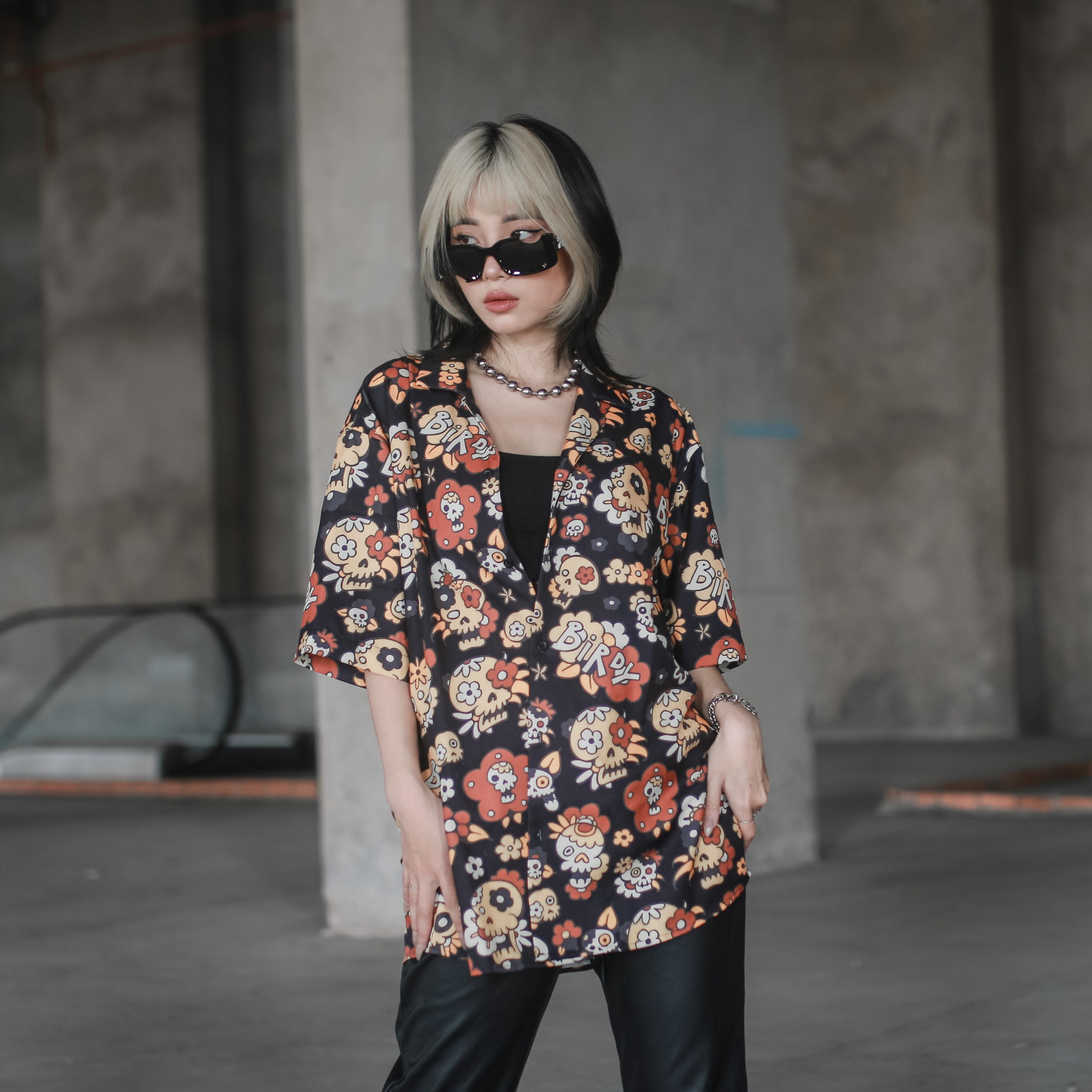 ÁO SƠMI BIRDY SKULL SHIRT