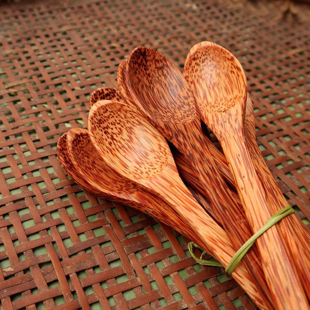 Muỗng cà phê gỗ dừa 17 x 3