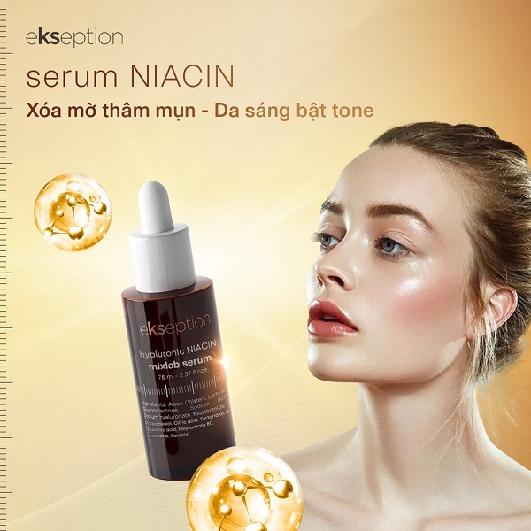 Tinh chất giảm mụn, xóa thâm EKSEPTION Hyaluronic Niacin serum 75ml