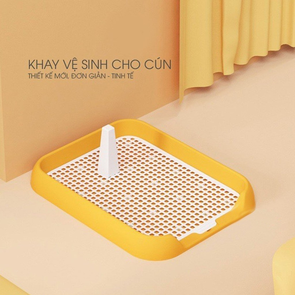 Khay vệ sinh cho chó 52*42cm -- khay hướng dẫn chó đi vệ sinh dúng chỗ giá rẻ