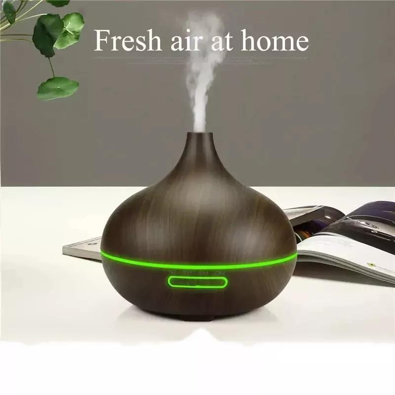 400Ml Tinh Máy Khuếch Tán Tinh Dầu Làm Thơm Phòng Siêu Âm Thanh Máy Tạo Độ Ẩm Không Khí Tự Động Xác Định Điều Khiển Từ Xa Humidificador