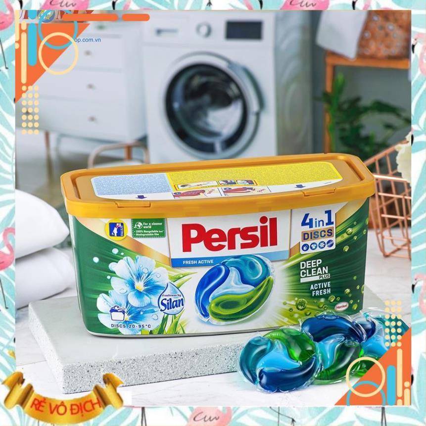 Viên giặt xả thông minh Persil Discs 4in1,Hộp 22 VIÊN-Hàng nội địa Đức- Châu Âu