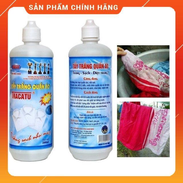 Chai tẩy mốc, tẩy trắng quần áo TRACATU 500ml, tẩy nam định