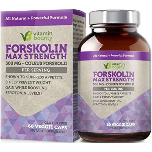Vitamin Bounty Forskolin - Non GMO, Gluten Free & Made in USA - Coleus Forskohlii Extract 60ct