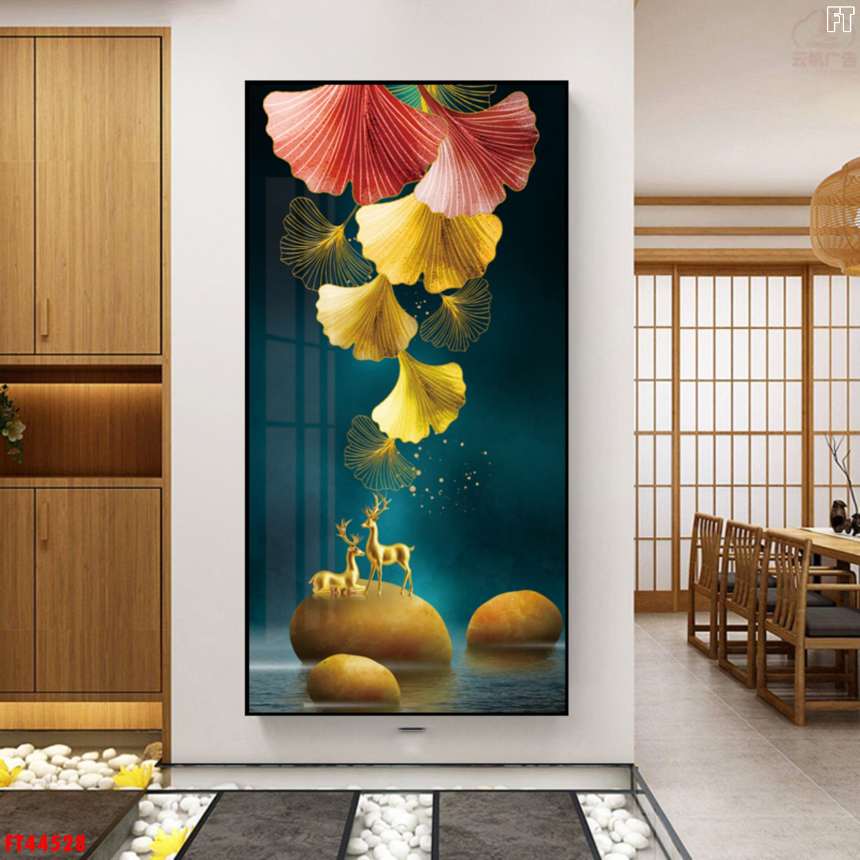 Tranh Canvas Động Vật Treo Tường - Tranh Hươu Phong Thủy Giá Rẻ