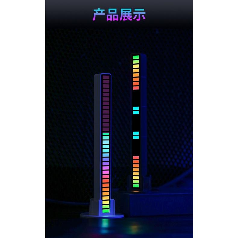 Đèn nháy theo nhạc Led RGB cảm ứng âm thanh , 32 hạt Led 16 triệu màu không App