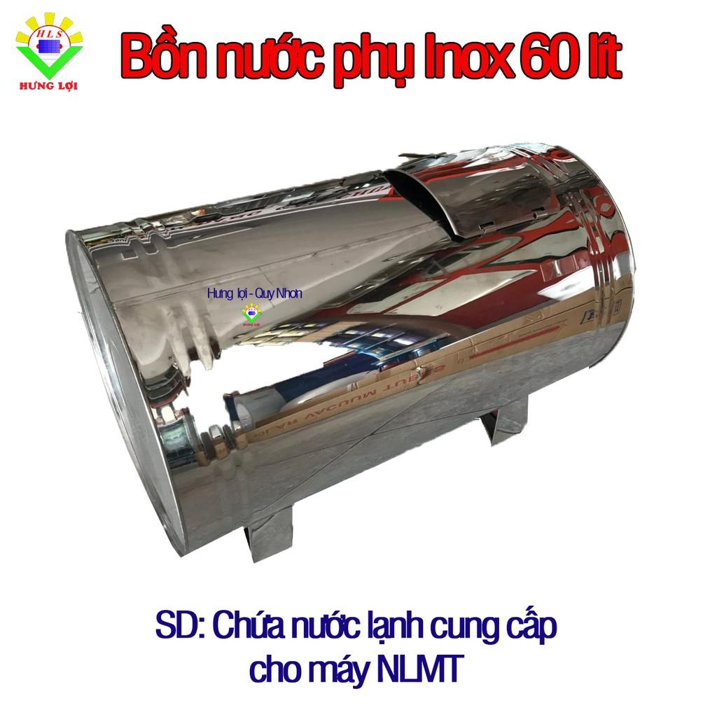 Bồn nước phụ inox 60 lít dành cho máy nước nóng năng lượng mặt trời