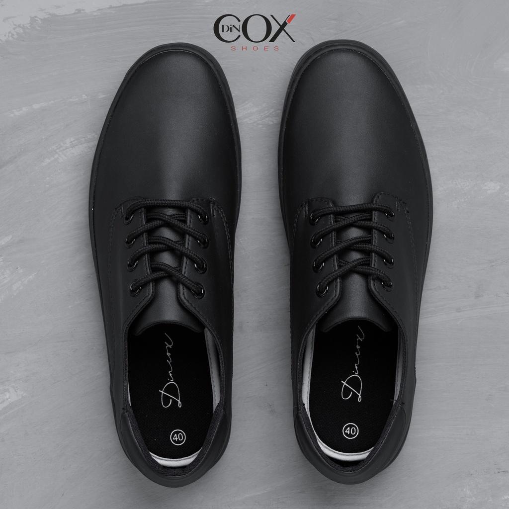 Giày Sneaker Da Nam DINCOX E11 Sang Trọng Lịch Thiệp Black