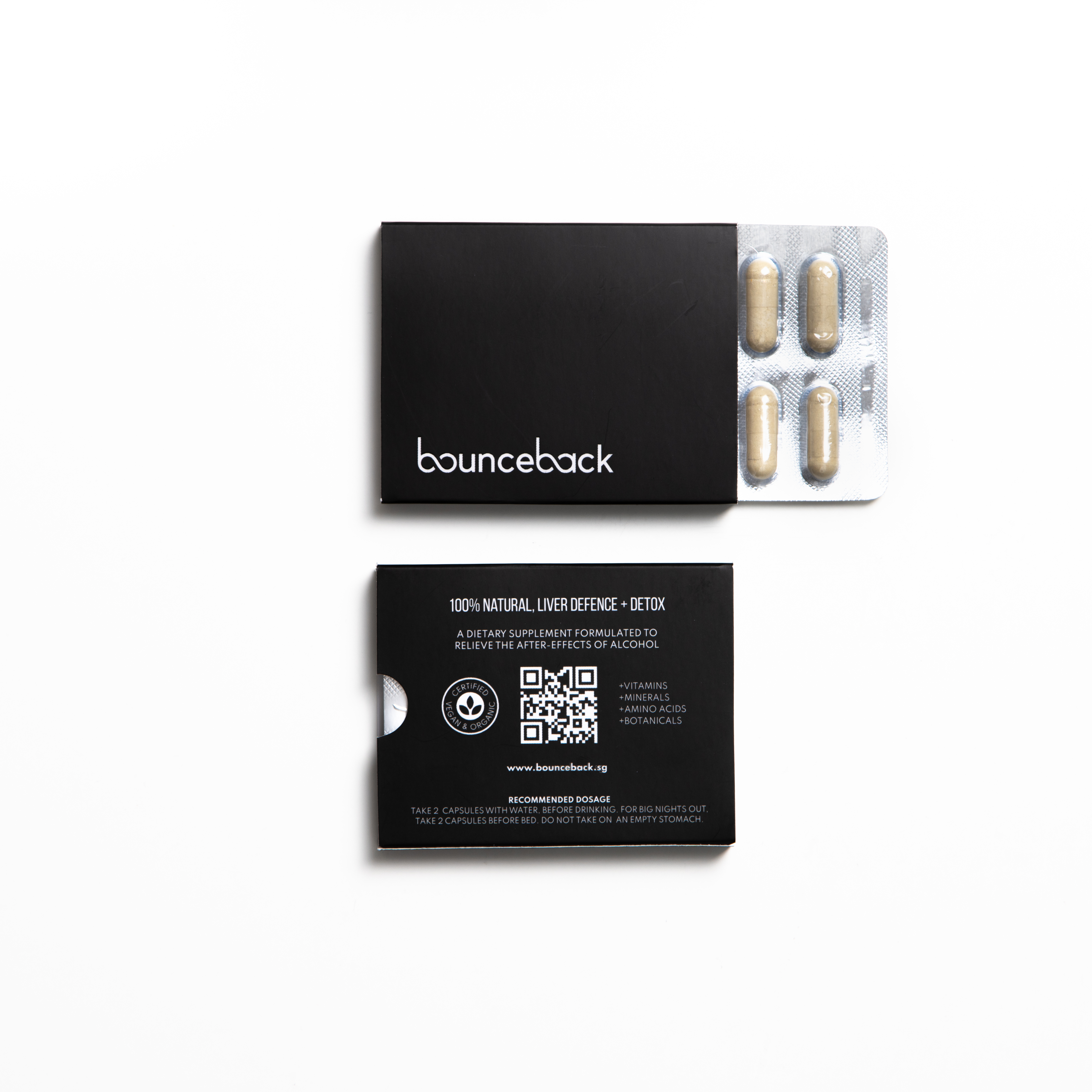Bounceback Hangover Relief & Alcohol Detox - Hỗ trợ giải độc và bảo vệ gan, hạn chế các triệu chứng như mẫn đỏ, buồn nôn sau những cơn say - Sản phẩm hàng đầu Singapore - 1 vỉ 10 viên
