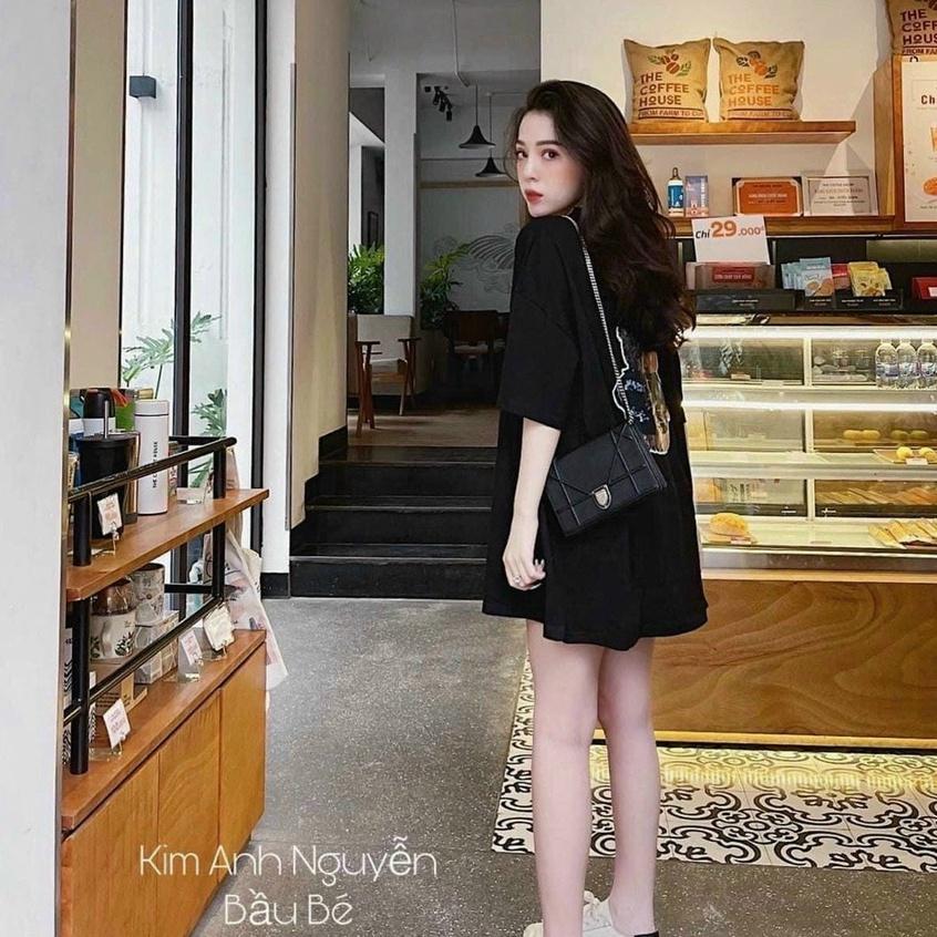 Áo bầu mùa hè babydoll công sở đũi thiết kế Freesize 65kg