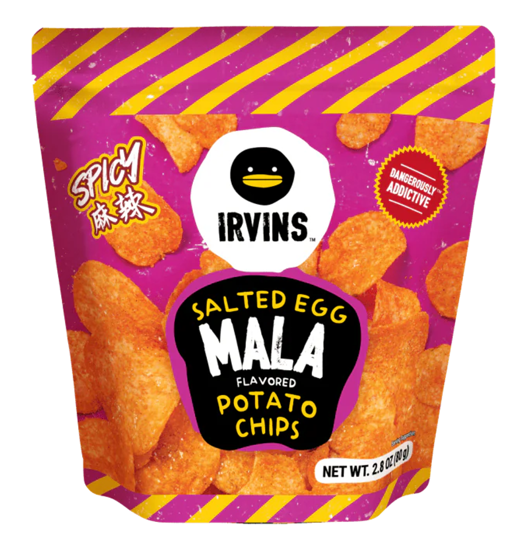 Khoai tây trứng muối vị ớt Mala 80g IRVINS