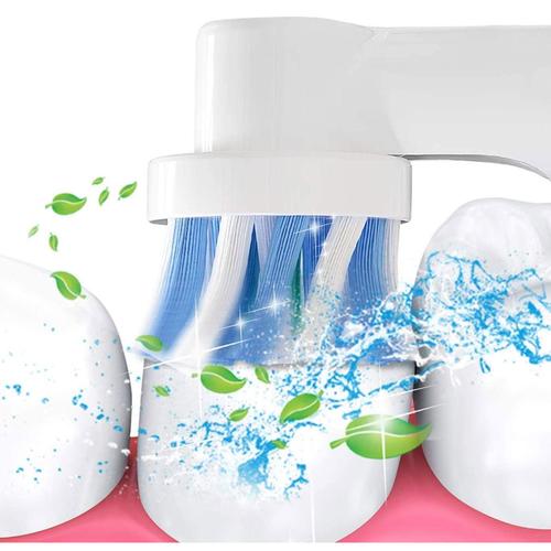 Cho máy Oral B Braun, bộ 4 Đầu Bàn Chải đánh răng điện thay thế MIHOCO EB20-P New , làm sạch mảng bám, chăm sóc nướu