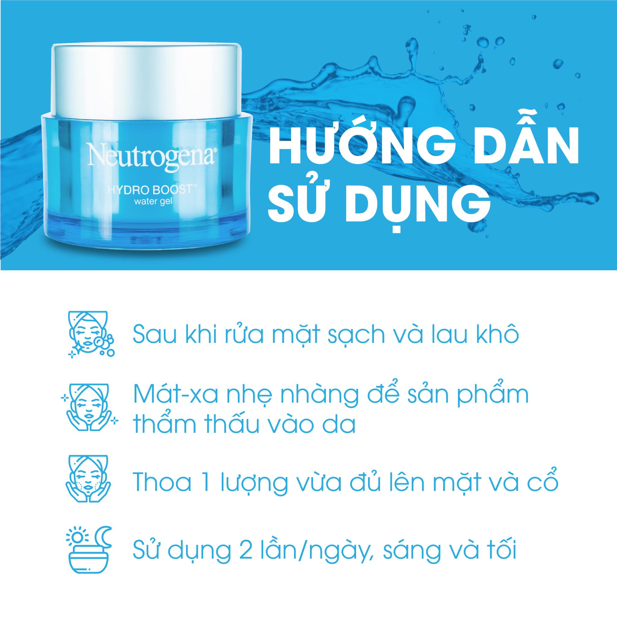 Kem Dưỡng Cấp Nước Neutrogena Hydro Boost 50ml