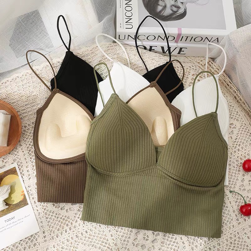 Áo Bra Cúp Ngực - Áo Lót Ngực Khoét Sâu Đệm Đẩy Ngực Tone Màu Siêu Tây Thương Hiệu BAW Mã DF04