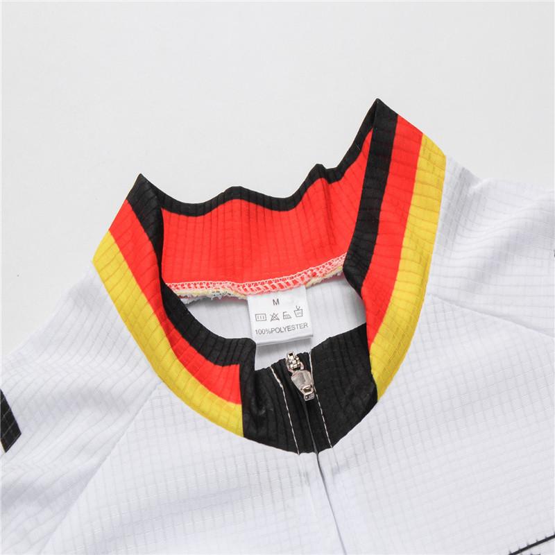 Đội Tuyển Đức Đi Xe Đạp Jersey Nam Mùa Hè Đi Xe Đạp Quần Áo Thoáng Khí Xe Đạp Mtb Jersey Nhanh Khô Xe Đạp Áo Sơ Mi Maillot Ciclismo Color: Color 8 Size: S