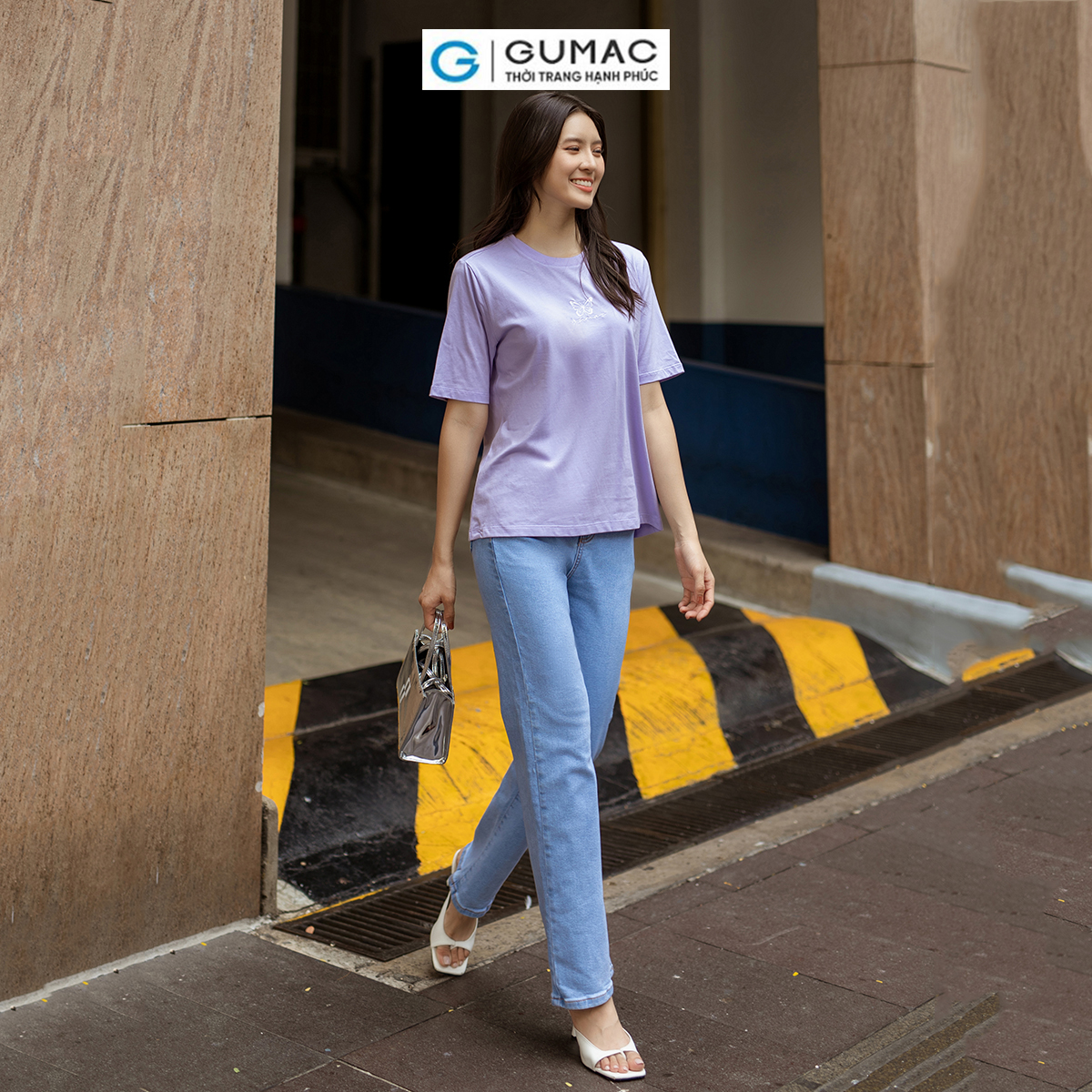 Quần Jeans straight trẻ trung năng động thời trang GUMAC QJD06052