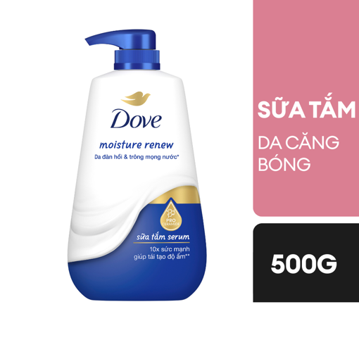 Sữa Tắm Serum Dove Pro-Ceramide Tái Tạo Độ Ẩm Cho Da Đàn Hồi Và Căng Bóng 500g