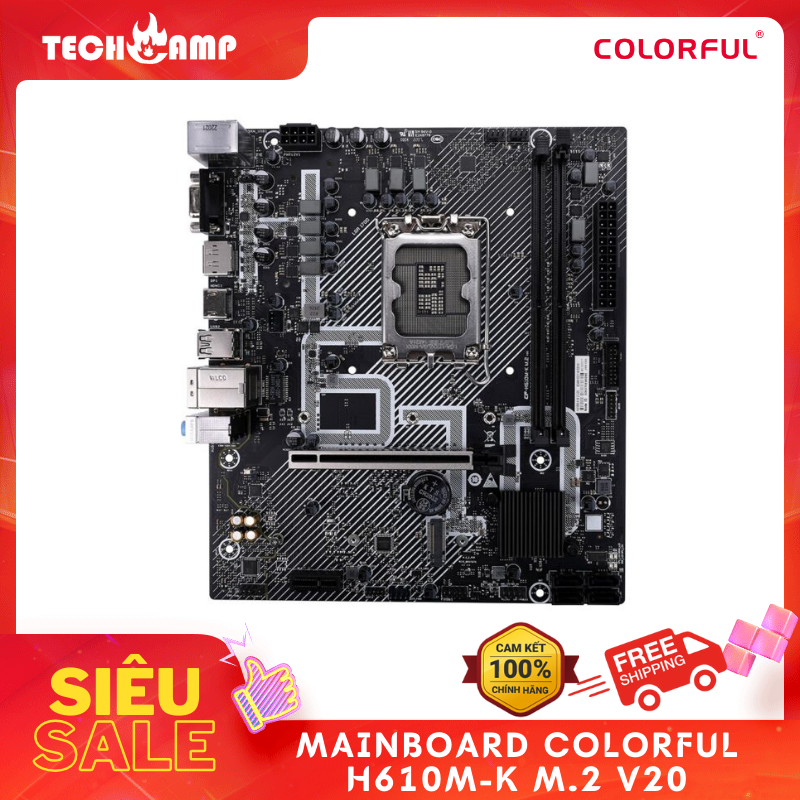 Mainboard Colorful H610M-K M.2 V20 - Hàng chính hãng