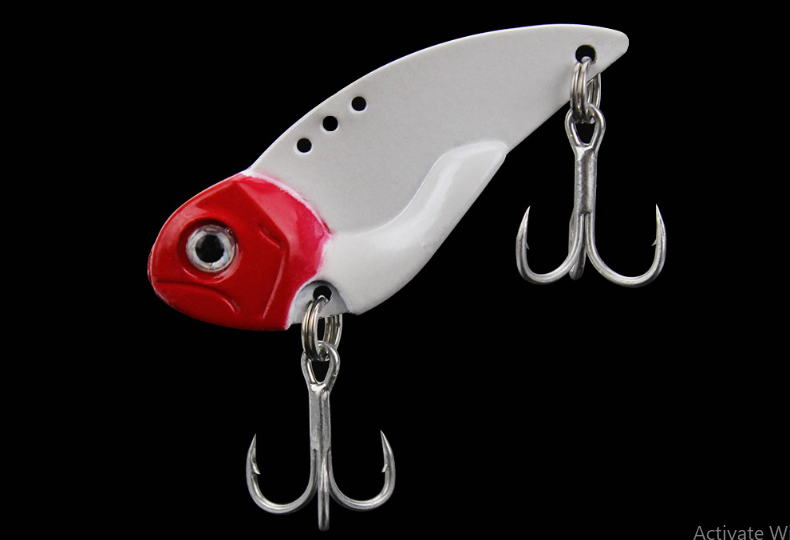Mồi câu cá sắt Funny VIB lua cá lóc, trê, nheo 4.5cm 12gram/3.5cm 7.5gram màu ngẫu nhiên