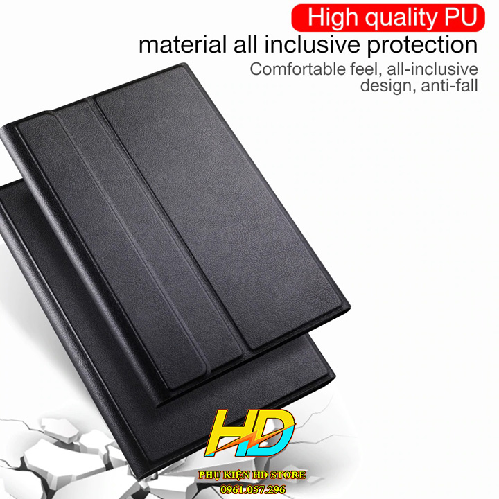 Bao Da Kèm Bàn Phím Cho Samsung Galaxy Tab S6 Lite 2022 10.4 inch P613/P619 Smart KeyBoard Kết Nối Bluetooth Thông Minh, Hỗ Trợ Đóng Mở Màn Hình - Hàng Nhập Khẩu
