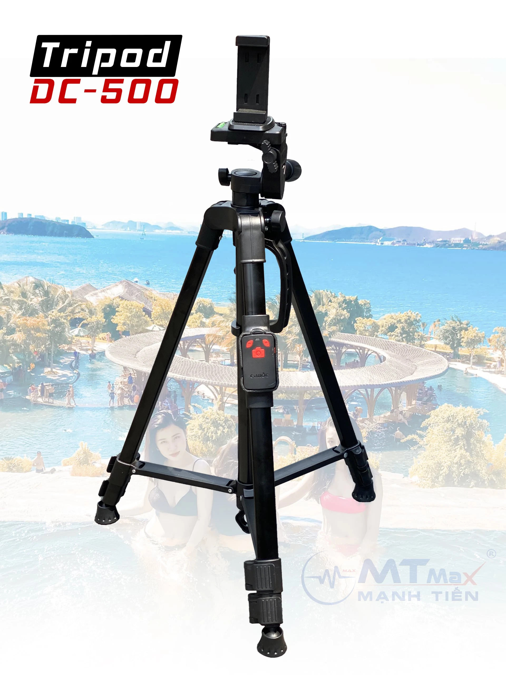 Gậy Tripod 3 Chân DC-500 Cho Máy Ảnh, Điện Thoại Vật Liệu Hợp Kim Cao Cấp