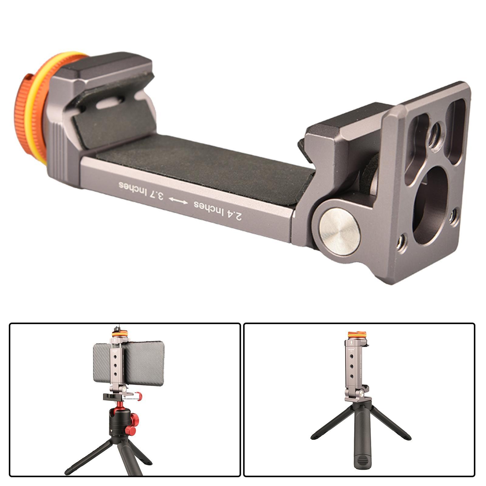 Clamp Phone Mount Holder Bracket Tripod Mount Adapter for Phone