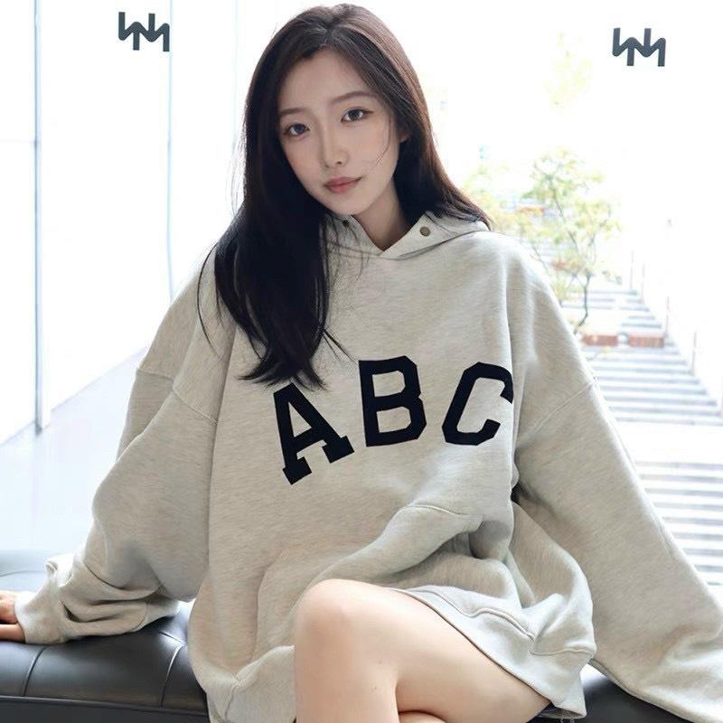 (HCM) ÁO KHOÁC NỈ HODDIES TRÙM ĐẦU - LOGO ABC CỰC HOT , THỜI TRANG UNISEX DÀNH CHO NAM NỮ