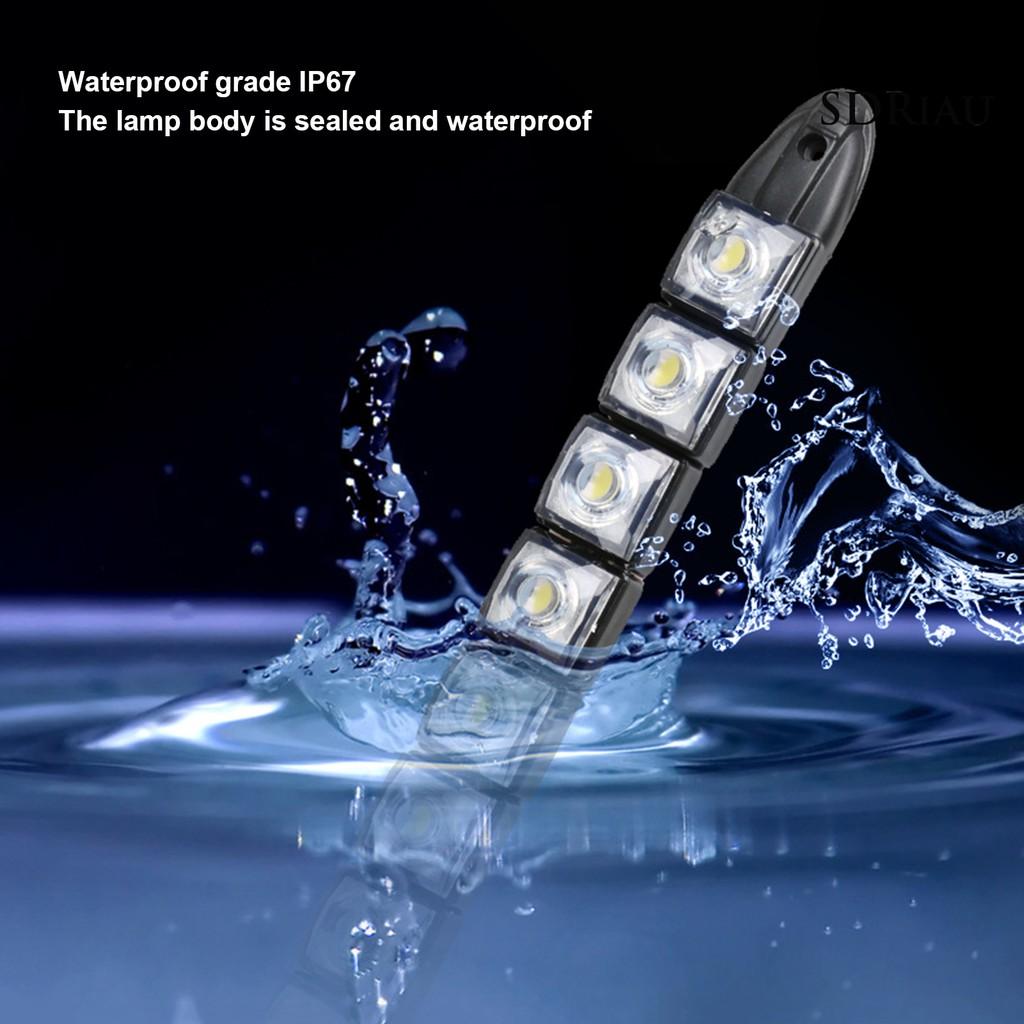 Set 2 Dải Đèn Led Sương Mù 12v Cho Xe Hơi Có Thể Uốn Cong Tiện Dụng