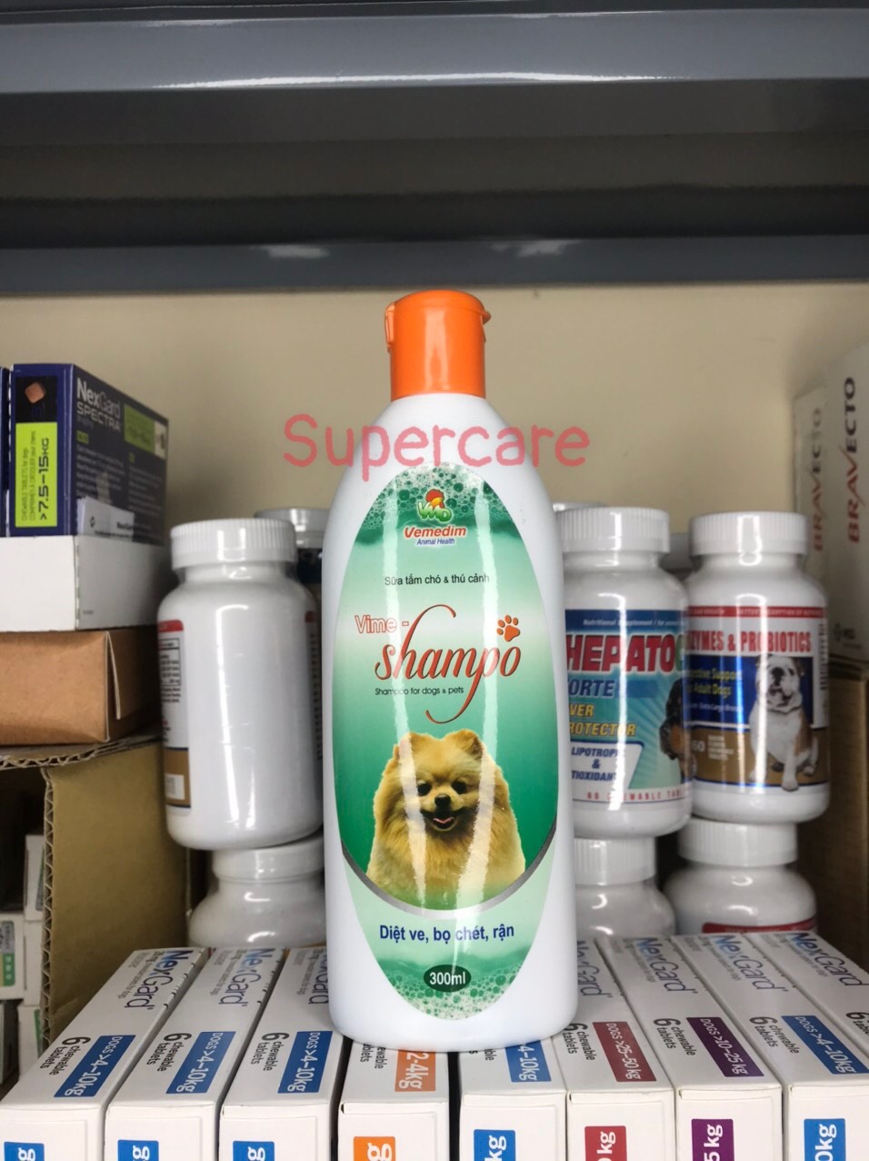 Sữa Tắm Hương Thơm 300ml Diệt Ve Rận Bọ Chét Trên Chó Mèo