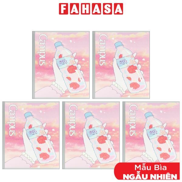 Combo 5 Tập Kawaii A5 4 Ly Ngang 200 Trang ĐL 70g/m2 - Campus NB-AKWI200 (Mẫu Màu Giao Ngẫu Nhiên)