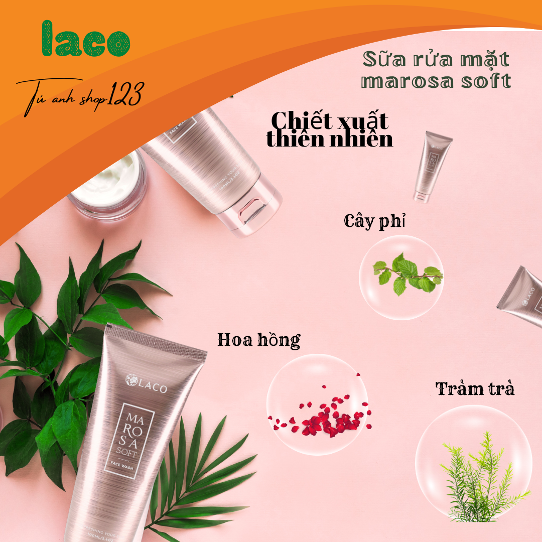 Sữa Rửa Mặt Marosa - Làm Sạch Da Mang Lại Cảm Giác Thoải Mái