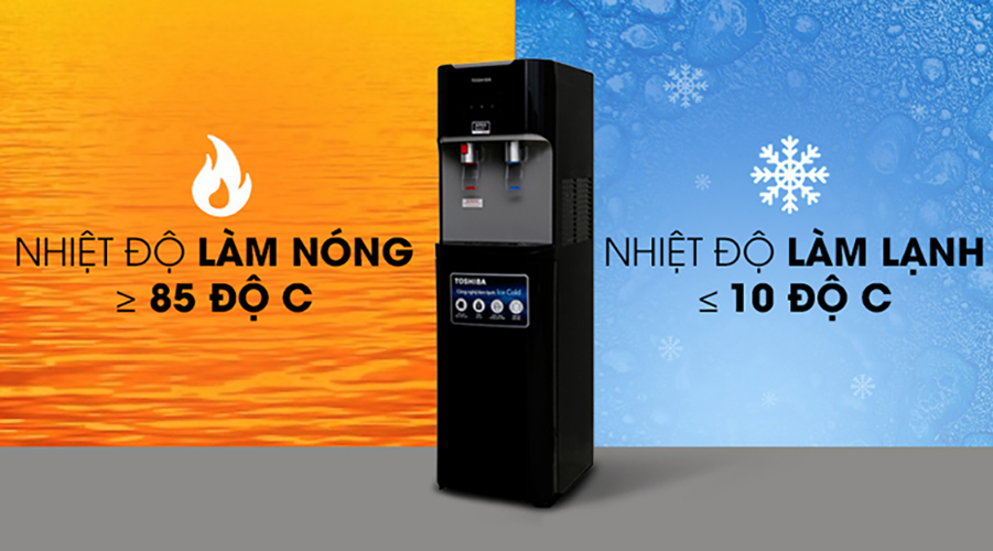 Máy Nước Nóng Lạnh Toshiba RWF-W1669BV(K1) 650W - Hàng chính hãng