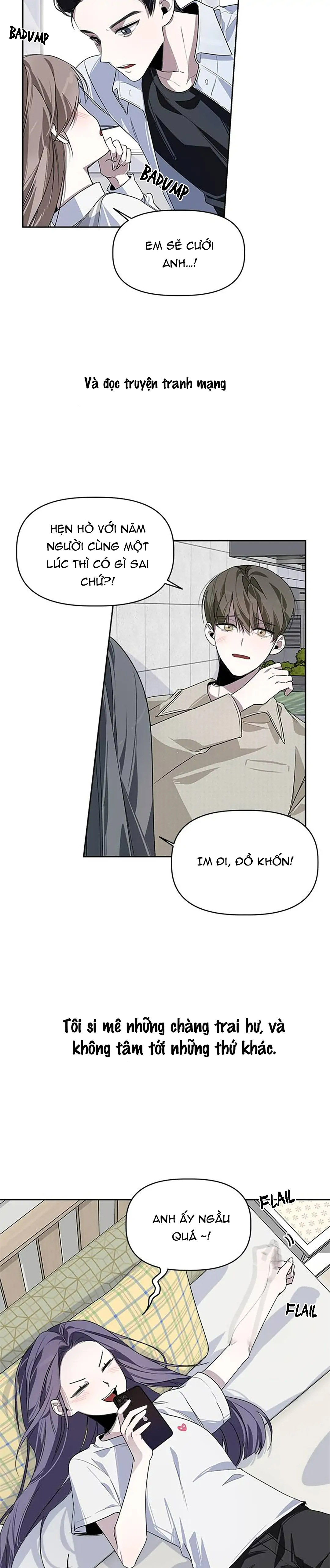 đàn anh thật xấu xa! chapter 1.1 8