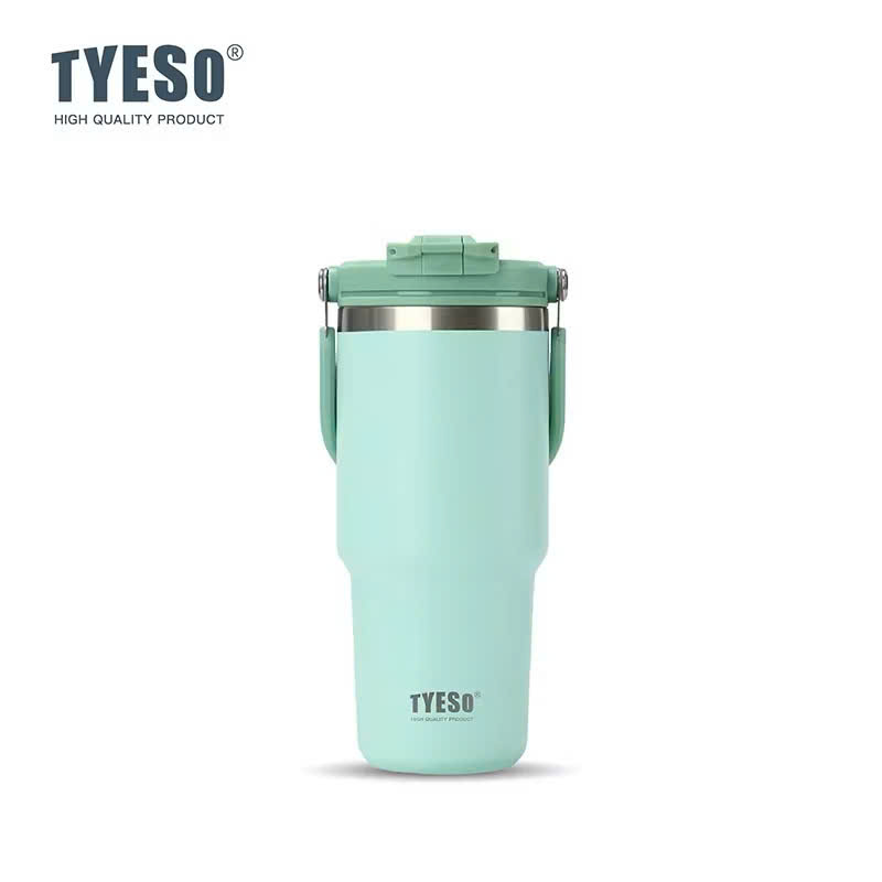 Cốc giữ nhiệt TYESO bằng thép không gỉ 304 Giữ nhiệt 12 tiếng, nhiều loại dung tích - Hàng chính hãng