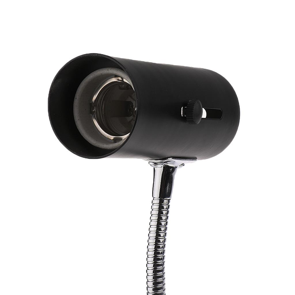 Gooseneck Reptile Ceramic Heating Light Bulb Lamp Holder E27 EU Plug