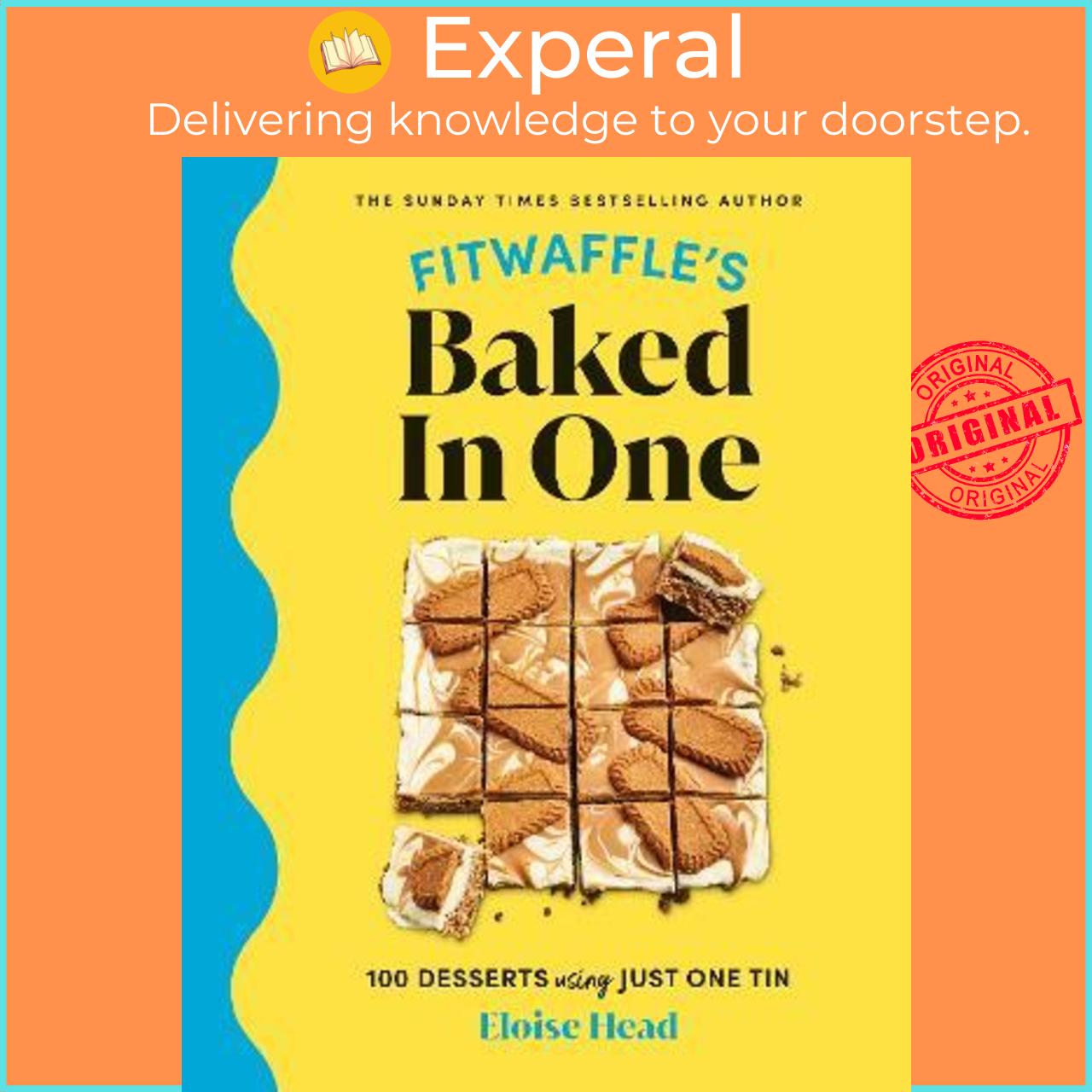 Sách - Fitwaffle's Baked In One : 100 one-tin cakes, bakes and desserts from the  by Eloise Head (UK edition, hardcover)
