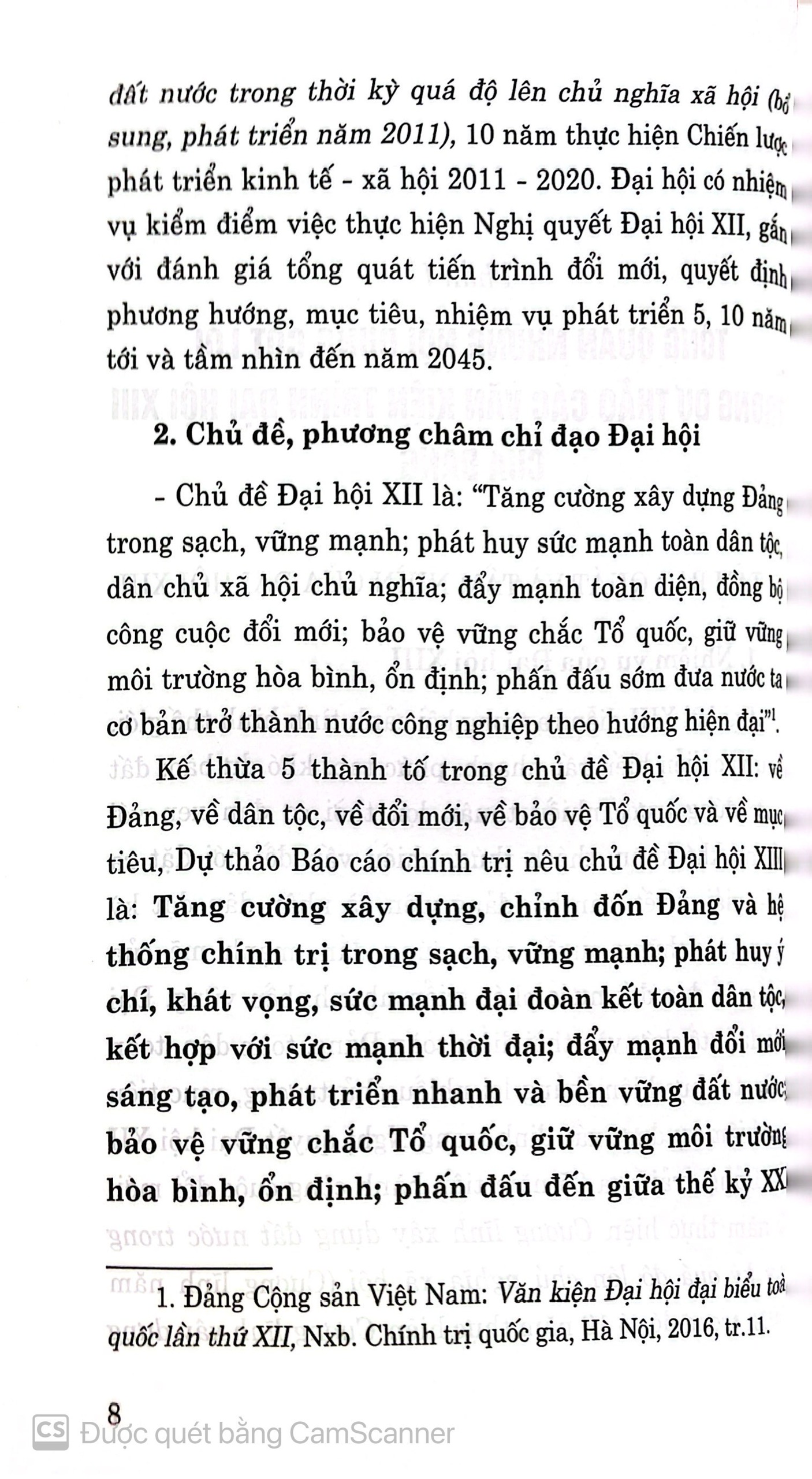 Những nội dung cốt lõi trong dự thảo các văn kiện trình Đại hội XIII của Đảng