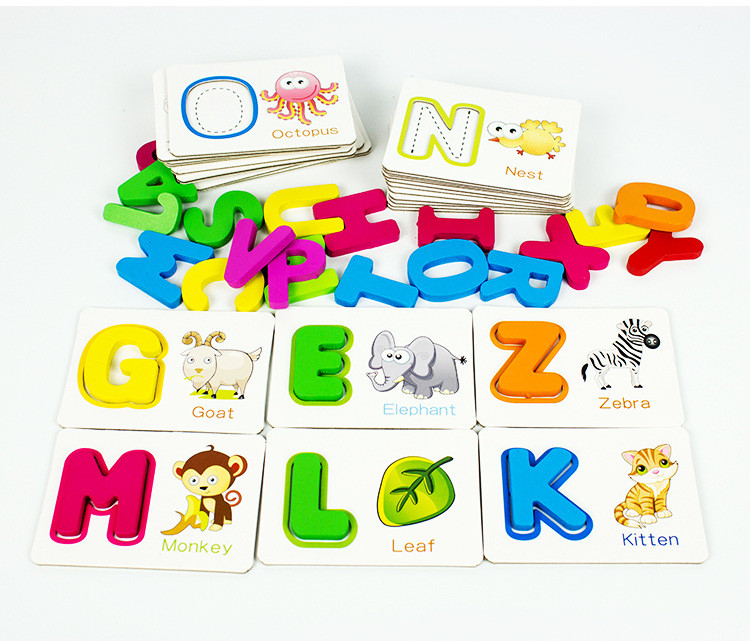 Đồ chơi ghép chữ English Letter Learning Card