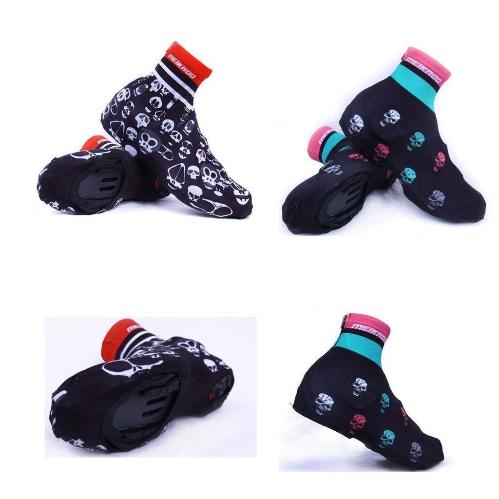 1 Pair Zippered Thermal Shoe Covers Overshoes for Bike Cycling Sports - Choose Size & Color