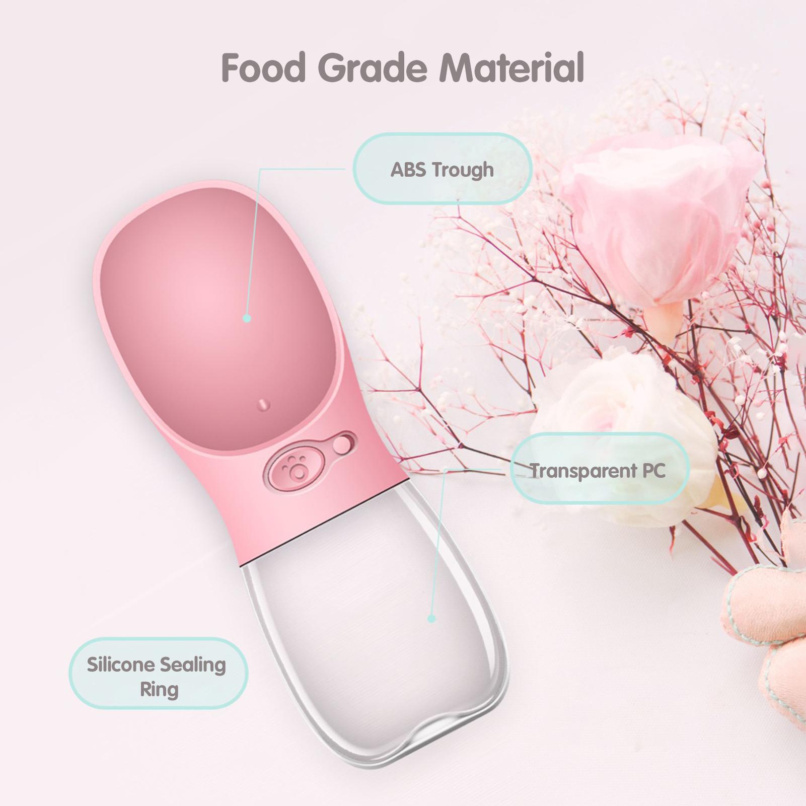 Máy Lọc Nước Di Động Cho Thú Cưng Với Khay Đựng Thức Ăn Để Đi Bộ Ngoài Trời