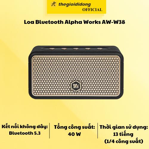 Loa Bluetooth Alpha Works AW-W38 - Hàng Chính Hãng