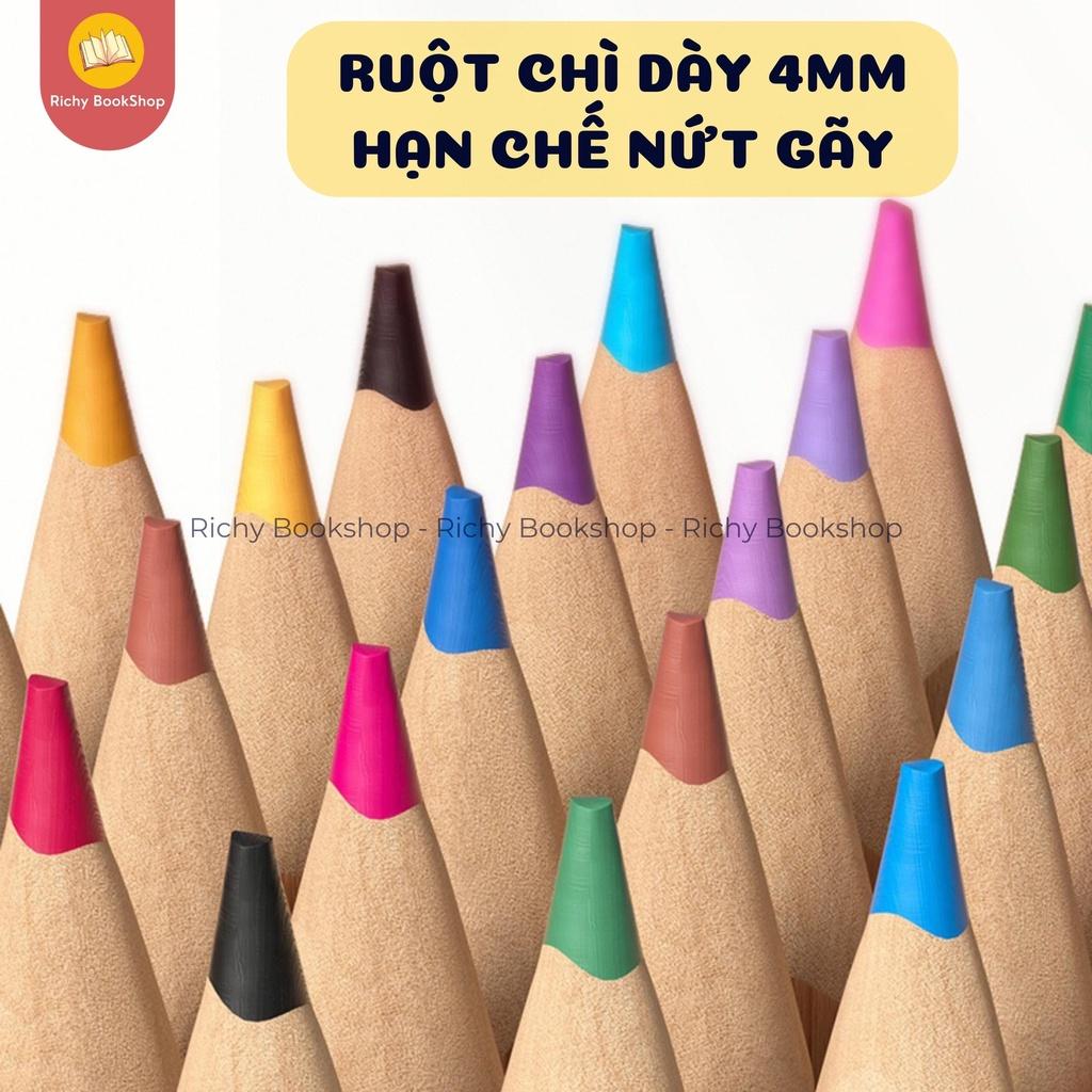 Bút chì màu vẽ tranh cao cấp 24/36/48 màu - Mideer Vibrant Colored Pencil