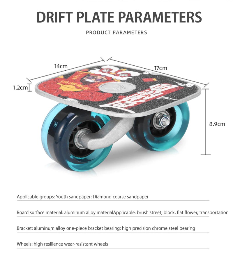 Ván trượt hợp kim nhôm có LED Flash wheel 2.0 Board Freeline Skate