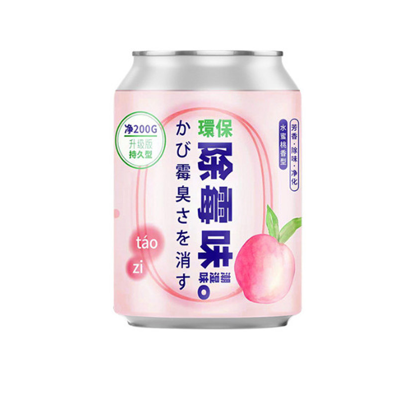 Gel thơm hương đào làm sạch không khí khử mùi ẩm mốc, hôi trong nhà và trong xe