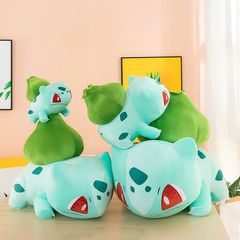 Gấu Bông Pokemon Ếch Kỳ Diệu Bulbasaur Siêu Hot (20cm---&gt;60cm) Hàng Xịn Cao Cấp Mịn Đẹp, An Toàn Cho Người Sử Dụng